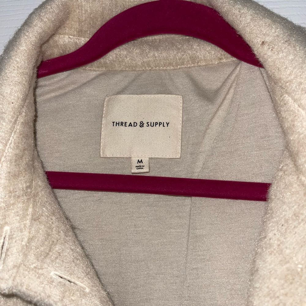 Thread & Supply Cream Shacket - image 3
